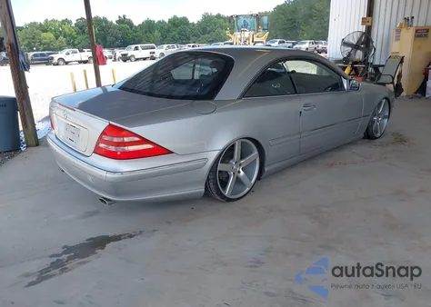 2002 Mercedes-Benz Cl 500 from USA, damaged, VIN WDBPJ75J32A018817